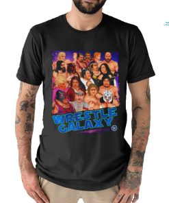 Andrew Everett W3 Wrestle Galaxy cartoon shirt