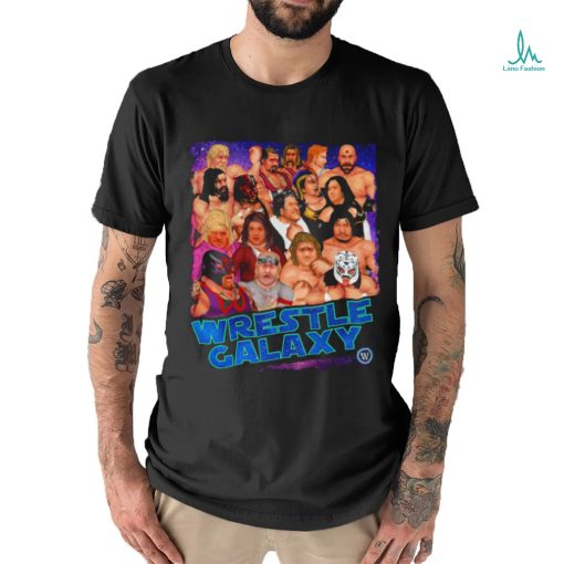 Andrew Everett W3 Wrestle Galaxy cartoon shirt