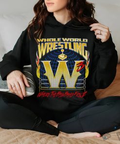 Andrew Everett whole World Wrestling where the big boys Frolic logo shirt