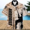 Awesome Hockey Black Aloha 3D Hawaiian Shirt For Men And Women