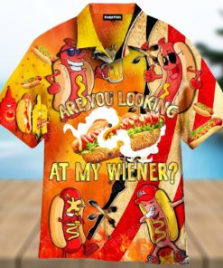 Are You Looking At My Wiener Hawaiian Shirt