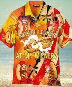 Are You Looking At My Wiener Hawaiian Shirt