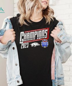 Arkansas Razorbacks 2023 SEC Women’s Outdoor Track and Field Champions logo shirt