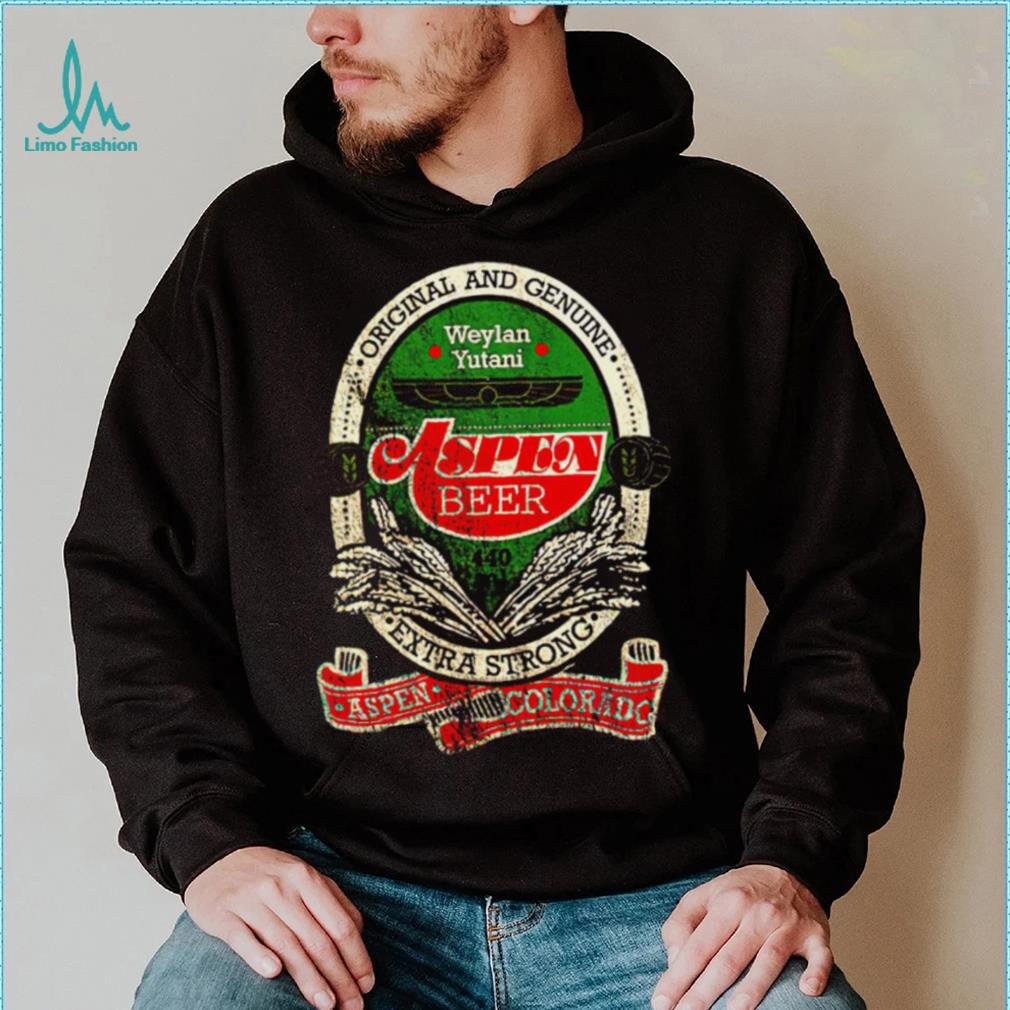 Aspen Beer Weylan Yutani Original and Genuine retro logo shirt Aspen Beer Weylan Yutani Original and Genuine retro logo shirt