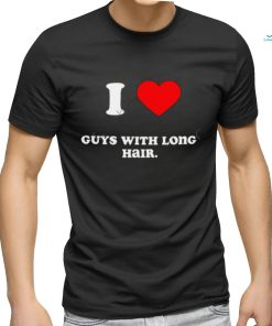 Ataisia I Love Guys With Long Hair Long Sleeve T Shirt