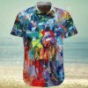 Kansas State Wildcats With Hibicus Flower Beach Summer Pattern 3D Hawaiian Shirt Man