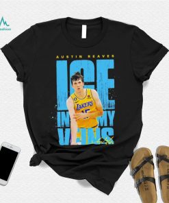 Austin Reaves Los Angeles Lakers Ice in my veins signature shirt