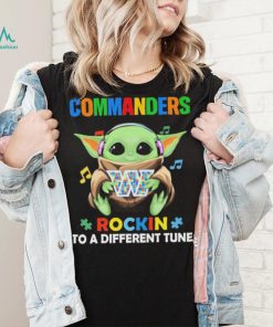 Autism Washington Commanders Baby Yoda Rockin To A Different Tune Shirt, hoodie, sweater, long sleeve and tank top Autism Washington Commanders Baby Yoda Rockin To A Different Tune Shirt