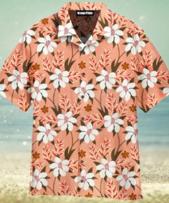 Autumn Flowers Seamless Pattern Aloha Hawaiian Shirt