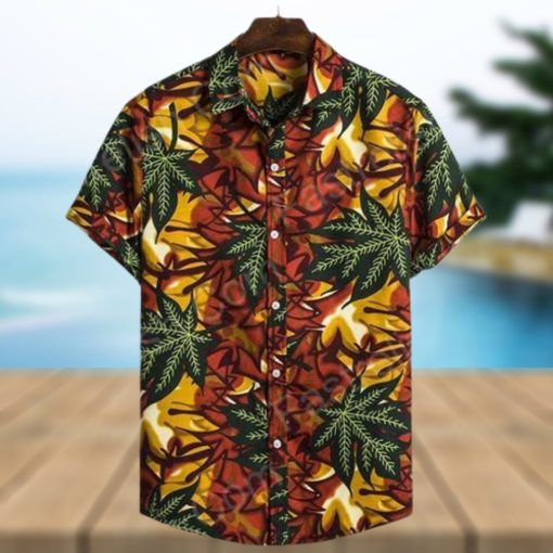 Autumn Leaves Aloha Hawaiian Shirt