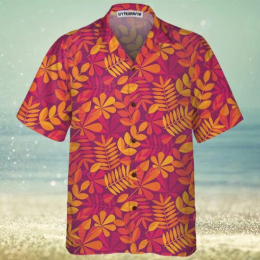 Autumn Leaves Seamless Pattern For Thanksgiving Hawaiian Shirt