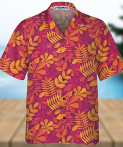 Autumn Leaves Seamless Pattern For Thanksgiving Hawaiian Shirt