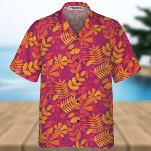 Autumn Leaves Seamless Pattern For Thanksgiving Hawaiian Shirt