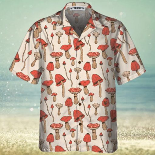 Autumn Mushrooms Hawaiian Shirt