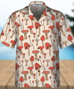 Autumn Mushrooms Hawaiian Shirts