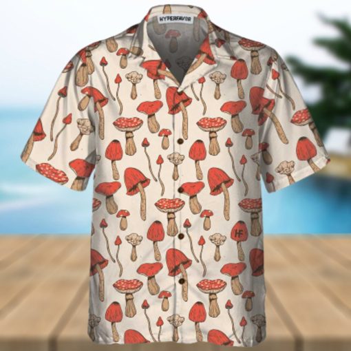 Autumn Mushrooms Hawaiian Shirts