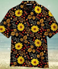 Autumn Sunflowers Thanksgiving Aloha Hawaiian Shirt