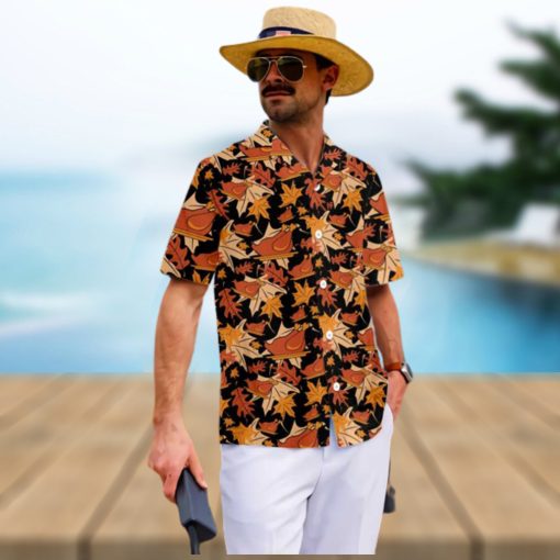 Autumnal Leaves With Turkey Meat Hawaiian Shirt