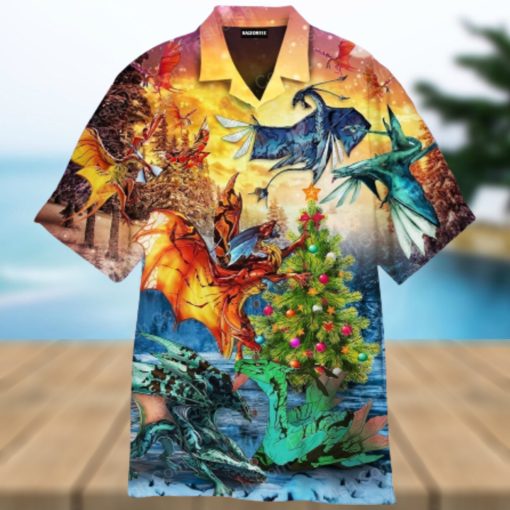 Avatar Banshee And Leonoptery Light Christmas Up Aloha Hawaiian Shirt