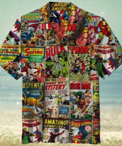 Avengers Comics Cover Hawaiian Shirt