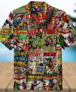 Avengers Comics Cover Hawaiian Shirt