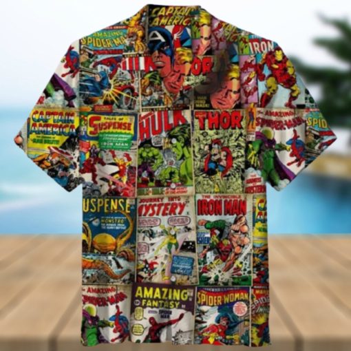 Avengers Comics Cover Hawaiian Shirt