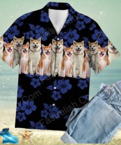 Awesome Akita Aloha Hawaiian Shirt