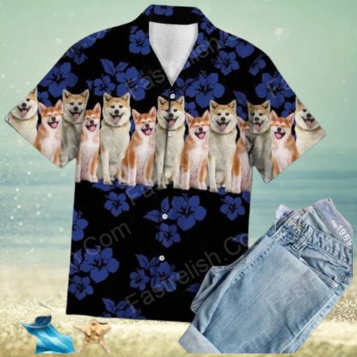 Awesome Akita Aloha Hawaiian Shirt