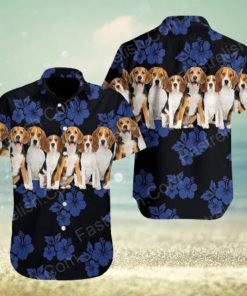 Awesome Beagle Dog Lover Christmas Up Hawaiian Shirt