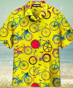 Awesome Bicycle On Summer Aloha Hawaiian Shirts