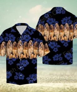 Awesome Bloodhound Aloha Hawaiian Shirts