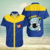 Awesome Bowling In Space Colorful Light Aloha Hawaiian Shirt