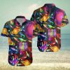 Awesome Bowling In Space Colorful Light Aloha Hawaiian Shirt