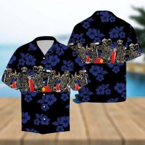 Awesome Hockey Black Aloha 3D Hawaiian Shirt For Men And Women