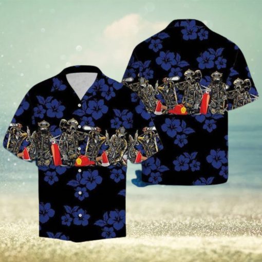 Awesome Hockey Black Aloha 3D Hawaiian Shirt For Men And Women