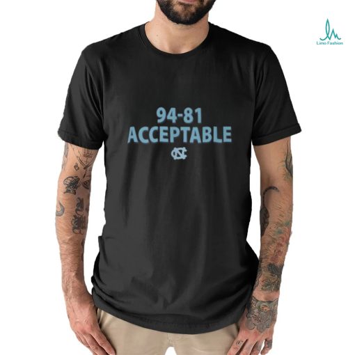 BEST 94 81 Accept Table North Carolina Tar Heels Basketball T Shirt