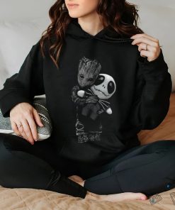 Baby Groot Hugs Jack Skellington Vintage T Shirt