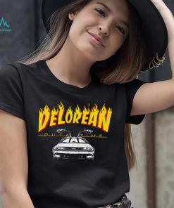 Back to the Future Delorean Outatime Back to Flames shirt
