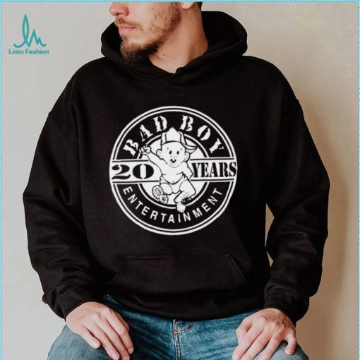 Bad Boy Entertainment 20 years logo shirt