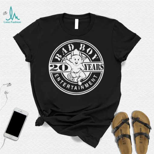 Bad Boy Entertainment 20 years logo shirt