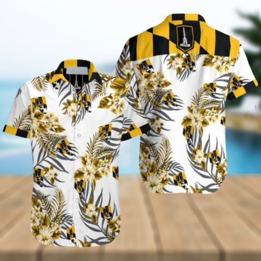 Baltimore Proud Aloha Hawaiian Shirts Gift For Summer Vacation