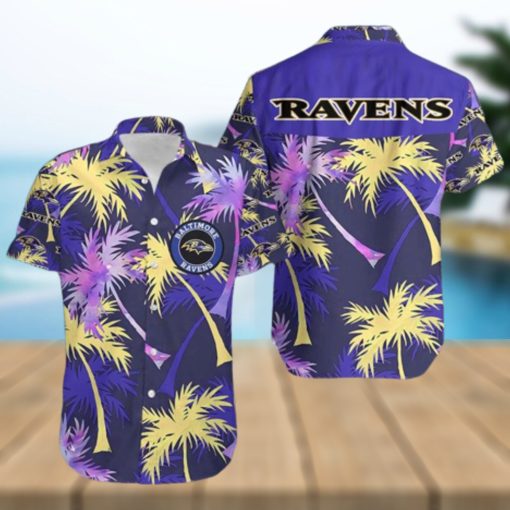 Baltimore Ravens Nfl 3D Hawaiian Shirt 04 Men And Women For Fans