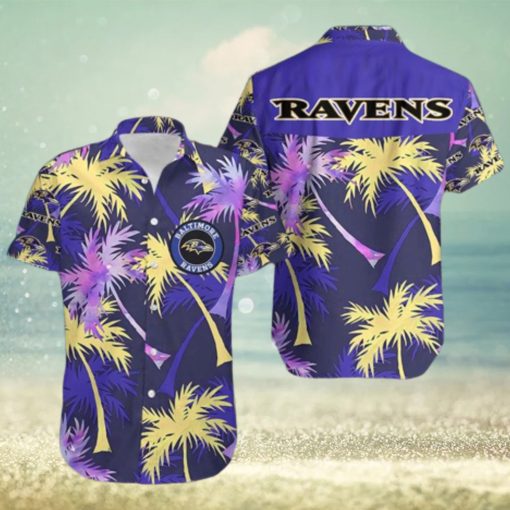 Baltimore Ravens Nfl 3D Hawaiian Shirt 04 Men And Women For Fans