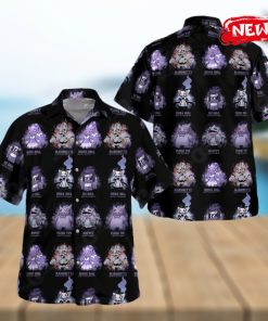 Banette Combination Design Hawaiian Shirt and Short