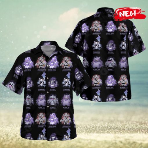 Banette Combination Design Hawaiian Shirt and Short