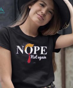 Barbara Hershey Wearing Nope Not Again Shirt