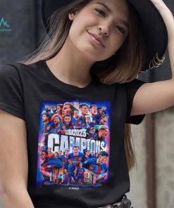 Barcelona FC LLiga 2023 Campions poster shirt