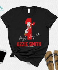 Baseball Hall Of Fame Teambrown Ozzie Smith Signature Shirt