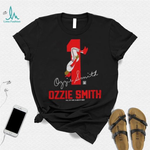 Baseball Hall Of Fame Teambrown Ozzie Smith Signature Shirt