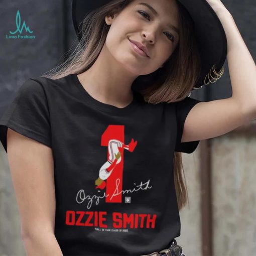 Baseball Hall Of Fame Teambrown Ozzie Smith Signature Shirt